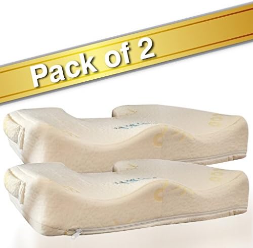 BAEL WELLNESS Seat Cushion, Pack of 2, Bamboo Fabric, for Sciatica, Coccyx, Tailbone and Back Pain