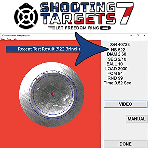 ShootingTargets7 22lr Airgun Steel Target 4 X 3/16 Round Gong Ar400