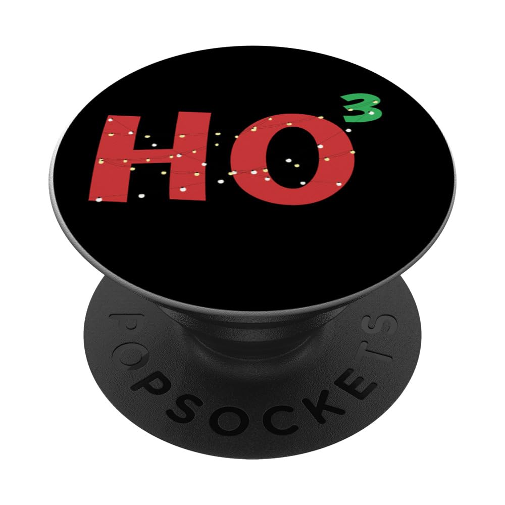 Ho3 Christmas Lights Ho Ho Ho Math Lover Christmas PopSockets Adhesive PopGrip