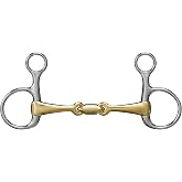 EQUSPUR Horse Bit, Stainless Steel Equestrian Bit 5inch &amp; 5-1/4inch