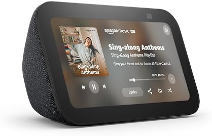 Toys - Amazon Echo Show 5 (newest model), Smart display with Alexa+ Early Access, 2x the bass and clearer sound, Charcoal
