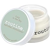 Routine. Natural and Aluminum Free Deodorant (2 Fluid Oz.) for Women and Men | Lucy in the Sky | Lavender, Patchouli, and Vanilla (Cream Jar Formula)