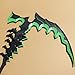 Mtxc Black Rock Shooter Cosplay Prop DEAD MASTER DEAD SCYTHE-TV Ver Green