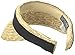 San Diego Hat Company Women's 4-Inch Brim Wheat Straw Visor With Pop Color