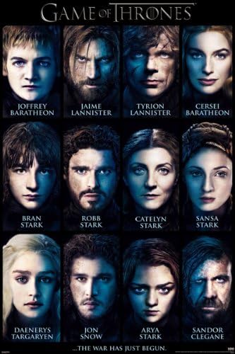 Amazon Com Pyramid America Game Of Thrones Characters In Shadow