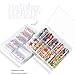 DAGEDA 2 Box of 20 Rolls Nail Art Stickers Nail Transfer Foil Wraps-Nail Art DIY Decoration Kit-Halloween Christmas Festival Nail Foil Sticker（Pumpkin, Bat, Spider,Snowman,Snowflake,Biscuit Man, Gift）