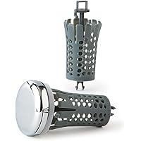 Drain Buddy Deluxe No Installation Clog Preventing Bathroom Sink Stopper/Strainer with Hair Catcher | Fits 1.25…