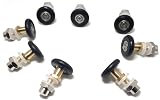 Linwnil 8 Pcs Shower Door Rollers 27mm Wheels for 4-8mm Glass Bathroom Parts view 4