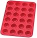 Mrs. Anderson's Baking Silicone 24-Cup Mini Muffin Pan, Non-Stick European-Grade Silicone, 13.5 x 9.25 x .75-Inches​