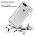 FITFORT Waterproof iPhone 7 Plus Case Clear Underwater Full Body with Built-in Screen Protector Heavy Duty Shock Snow Dirtproof Ultra Slim Waterproof Case for iPhone 7 Plus(5.5”), Grey&Crystal