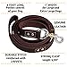 ADITYNA Heavy Duty Leather Dog Leash 6 ft x 1