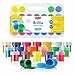 DACO Brillia Kids Paint, 25 Colors Art Set, 0.7 fl.oz (20ml) Paint Pots with Carry Case, School Supplies for Kids, Non Toxic Tempera Paint, Washable Paint for Kids, Art and Craft Supplies & Materials
