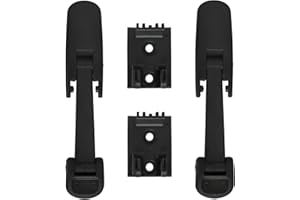 HONFQP Hood Latch with Catch Bracket 2PCS Compatible with Hummer H2 2003-2009 Accessories Parts Replaces 15097841 15186697