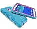 Hocase Galaxy Tab E Lite 7.0 (2016) Case, Rugged Heavy Duty Kids Proof Protective Case for Galaxy Tab E Lite 7.0 SM-T113NDWAXAR/SM-T113NYKAXAR - Sky Blue/Deep Pink