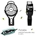 EMDMAK Mini Handheld Cooling USB Misting Fan with Rechargeable Battery for Home Office and Travel (Black)
