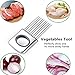 YIJIA Onion Holder, Stainless Steel Onion Chopper Slicer Vegetable Tool