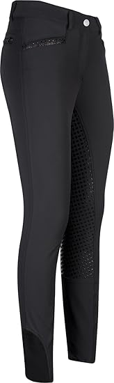Imperial Riding Damen Reithose EL Capone SFS Silicone Vollbesatz Strass