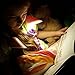 HEART LIGHT DELUXE LED BOOK LIGHT FOR HANDS FREE READING has 3 Lighting Modes, is Flexible, Rechargeable, and Adorable! Keeps the Story Going All Night Long! Includes USB Cord + Bonus Gift Bag (Pink)