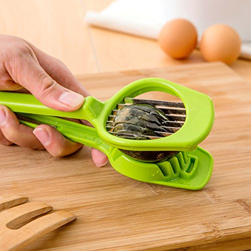 Nowry (TM0 Kitchen Stainless Steel Cooking Tool Egg Mushroom Fruit Slicer With Long Handle