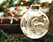 Recipe Christmas Ornament from Vintage Cookbook - 2.62 Inch Glass Ornament with 1/4 Inch Strips
