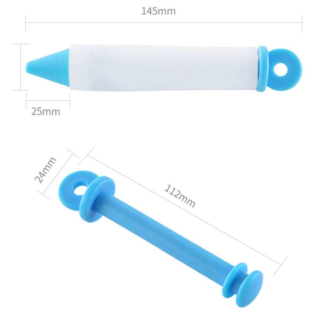 Banlany Silicone Icing Cream Pipe DIY Writing Food Pen Chocolate Cake Decor Candy Making Molds