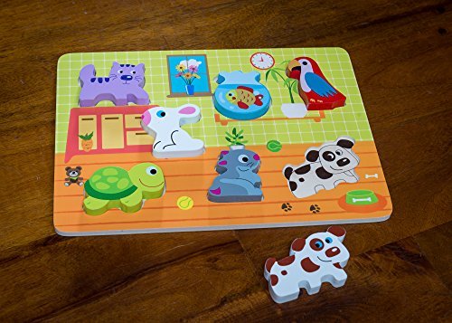 1 Wooden+Chunky+Puzzle+Educational+Development