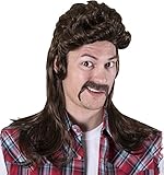 Kangaroo's Halloween Accessories - Redneck Wig, Brown