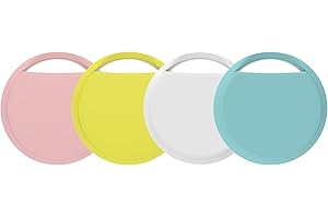 MOR GOLF Air Tracker Tags 4 Pack Smart Tag Bluetooth Trackers Work with Apple Find My (iOS Only), Lightweight Tag Prevent Loss of Luggage Wallets Keys Bags,Replaceable Battery,IP67 Waterproof