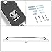 Auto Dynasty Pair of Stainless Steel Chrome Truck Side Bar Rail Compatible with Tundra/Ranger 6ft Bed Cab