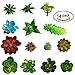 SOTOGO 14 Pack Artificial Succulent Plants Unpotted Fake Succulents