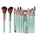 18 pcs/set Makeup Brush Set tools,Matoen Make-up Toiletry Kit Make Up Brush Set (Green)