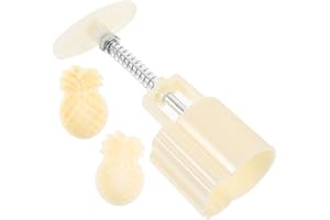 LALAFINA Hand-Pressed Pineapple Moon Cake Mold Pastry Press for Mid-Autumn Festival Baking Traditional