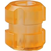 Paracord Bead Candy Color Resin Knife Lanyard Bead EDC Tactical Gear survial Tool (Orange)