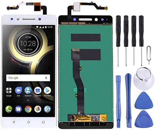 HHUPPIGNFXX Replacement LCD Screen LCD Screen and Digitizer Full Assembly for Lenovo K8 Note XT1902-3 (Black) Repair Spare Parts (Color : White)