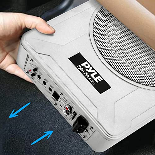 8Inch LowProfile Amplified Subwoofer System 600 Watt Compact