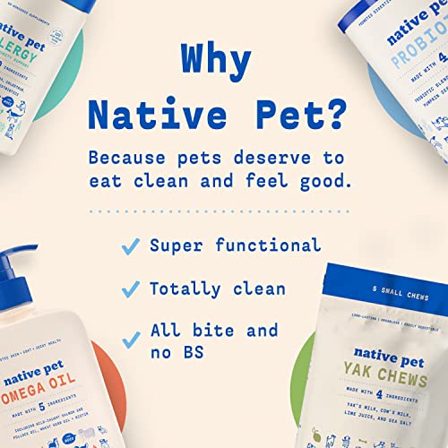 Native Pet Yak Chews for Dogs (Bulk Size 10 Large Chews). Pasture