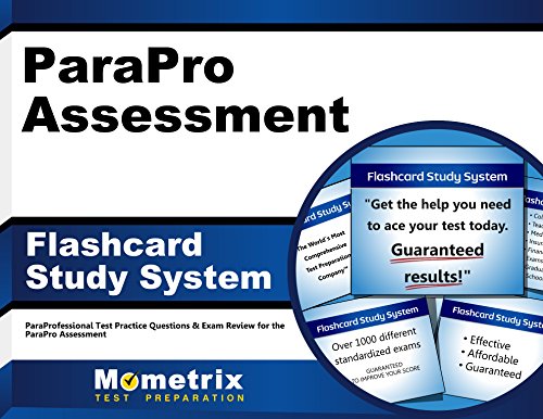 Download ParaPro Assessment Flashcard Study System: ParaProfessional Test Practice Questions & Exam Review for the ParaPro Assessment (Cards)