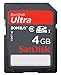 SanDisk Ultra 4GB SDHC Class 6 Flash Memory Card Speed Up To 30MB/s- SDSDH-004G-U46