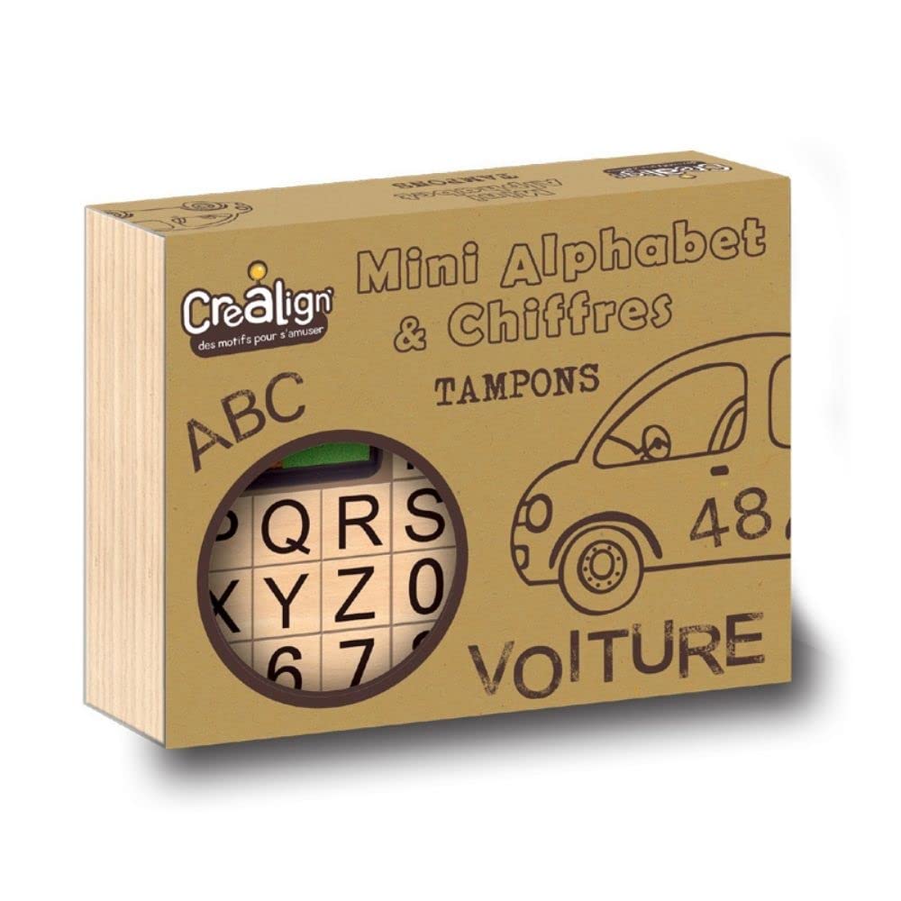 Crea Lign - Mini Alphabet and Numbers Pads, CL150, Case