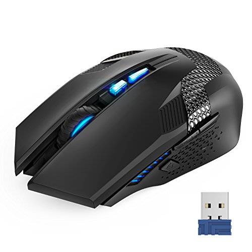 TeckNet 4000DPI Optical Wireless Gaming Mouse with USB Nano Receiver, Premium Sensor