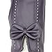 D.King Winter Leather Gloves for Women, Touchscreen Texting Warm Driving Gloves
