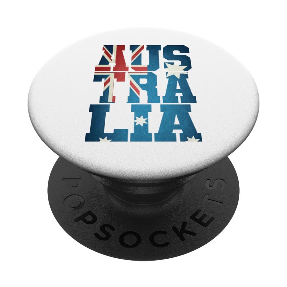 Australia with Flag PopSockets Swappable PopGrip