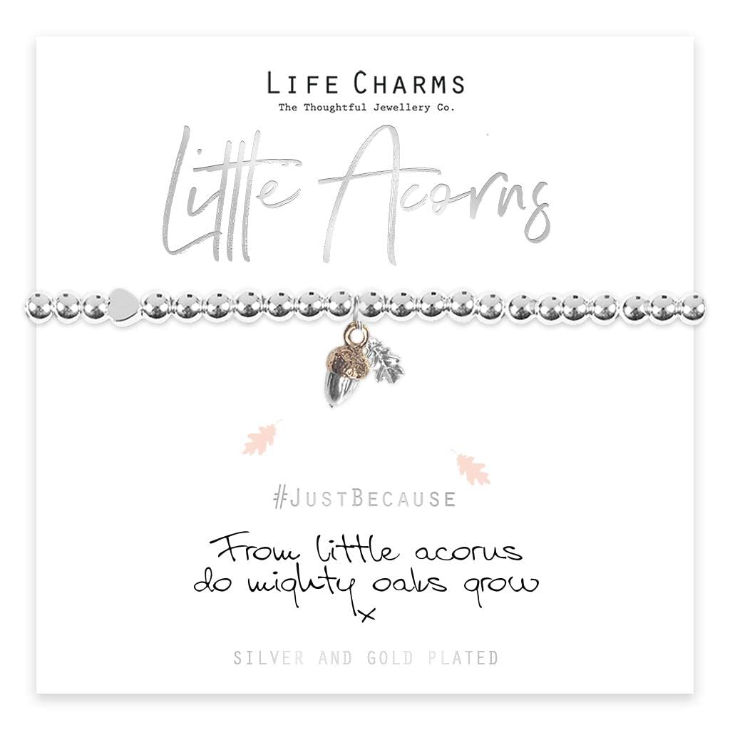 Life Charms from Little Acorns Do Mighty Oaks Grow Bracelet