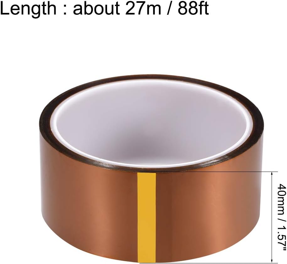 uxcell Heat Resistant Tape High Temperature Heat Transfer Tape