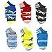 The Good Dinosaur Boys 6 pk Ankle Socks (4-6 Toddler (Shoe Size: 7-10), Dinosaurs No Show)