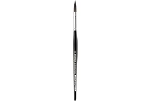da Vinci Watercolor Series 898 Casaneo Paint Brush, Oval Pointed Wash New Wave Synthetics, Size 6