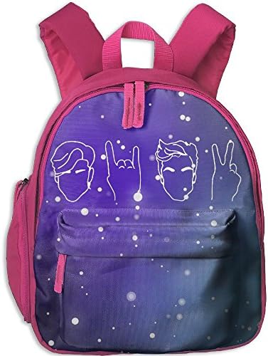 Dolan Twins Stone Scissors 3D Print Student Backpack Kids Fashion Schoolbag