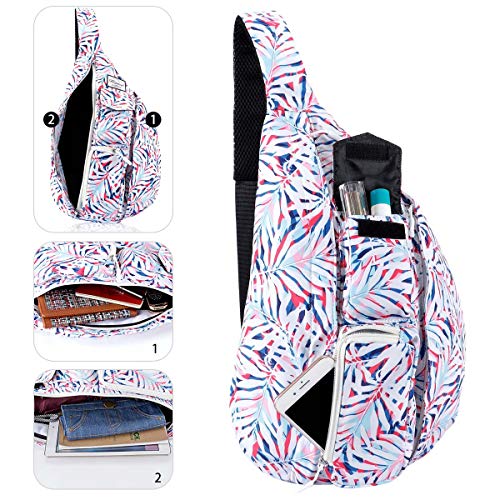 KAMO Sling Backpack - Rope Bag Crossbody Backpack Travel Multipurpose Daypacks for Men Women Lady Girl Teens - Thumbnail 3
