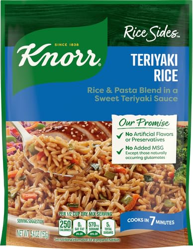 KNORR RICE SIDE DISH, ASIAN TERIYAKI, 5.4 OZ (PACK OF 8)