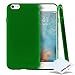 iPhone 6S Case, REDShield [Green] Slim & Flexible Anti-shock Crystal Silicone Protective TPU Gel Skin Case Cover For Apple iPhone 6S (2015)/ iPhone 6 (2014) + Free Microfiber Cloth